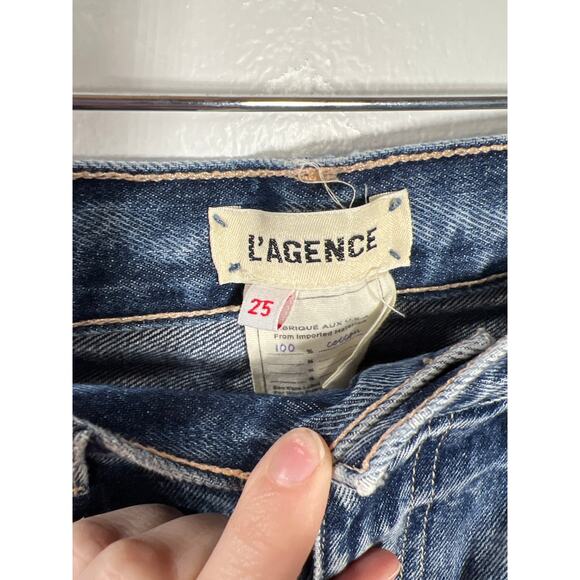 L'agence Women's 25 Adele High Rise Jeans in Fallbrook Stylish Everyday Capsule - Picture 4 of 7